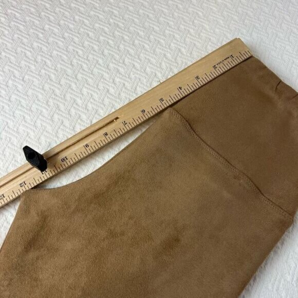 Aritzia Wilfred Free Daria Vegan Faux Suede Tan Beige Leggings Women’s Small - Picture 9 of 9